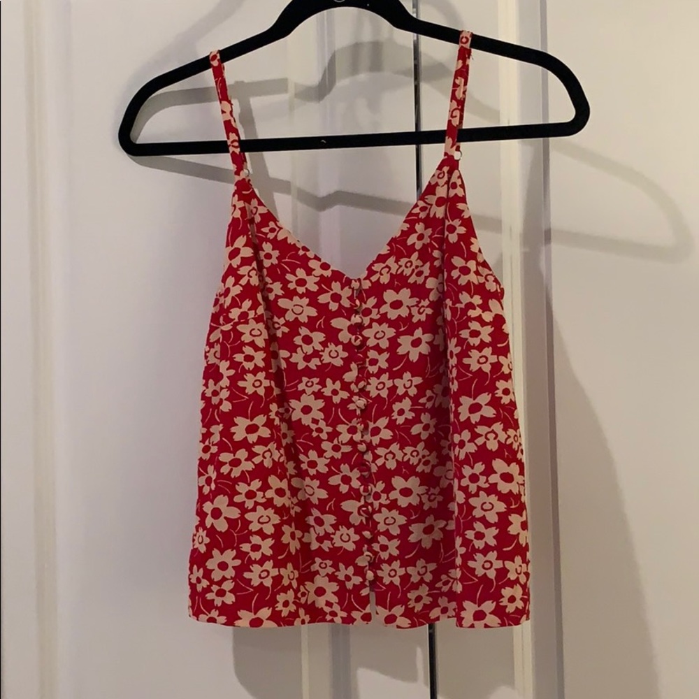 Madewell Floral Button Down Cami